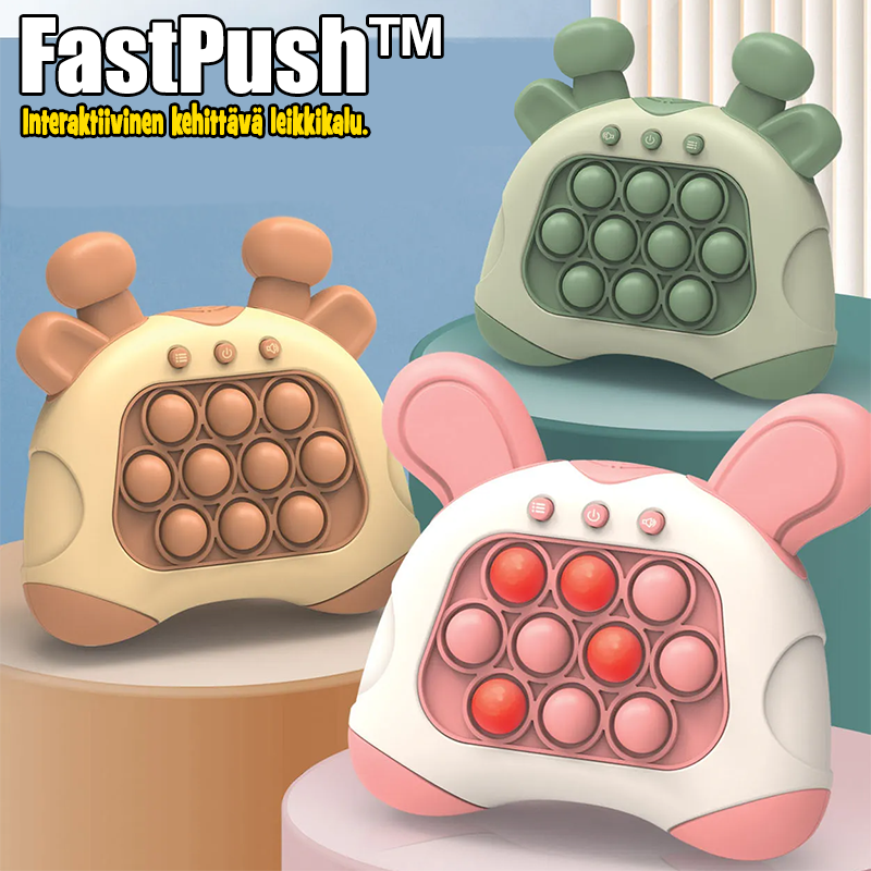 FastPush™ Kehittävä interaktiivinen nopeuteen perustuva nuppipeli