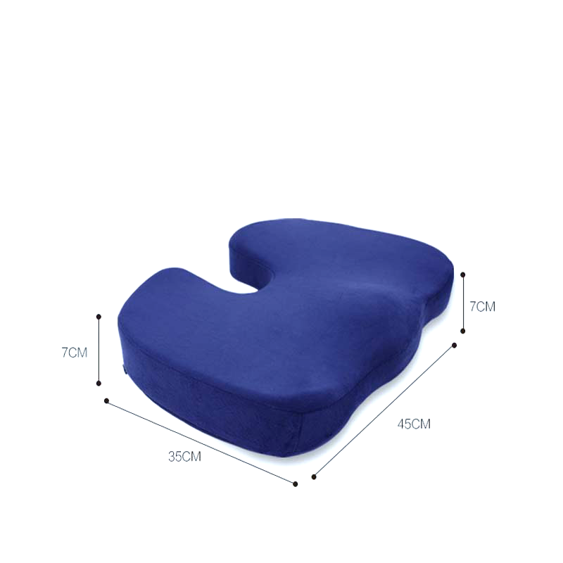 Ortopedinen ja ergonominen muistivaahdosta valmistettu luistamaton istuintyyny HealthyCare™