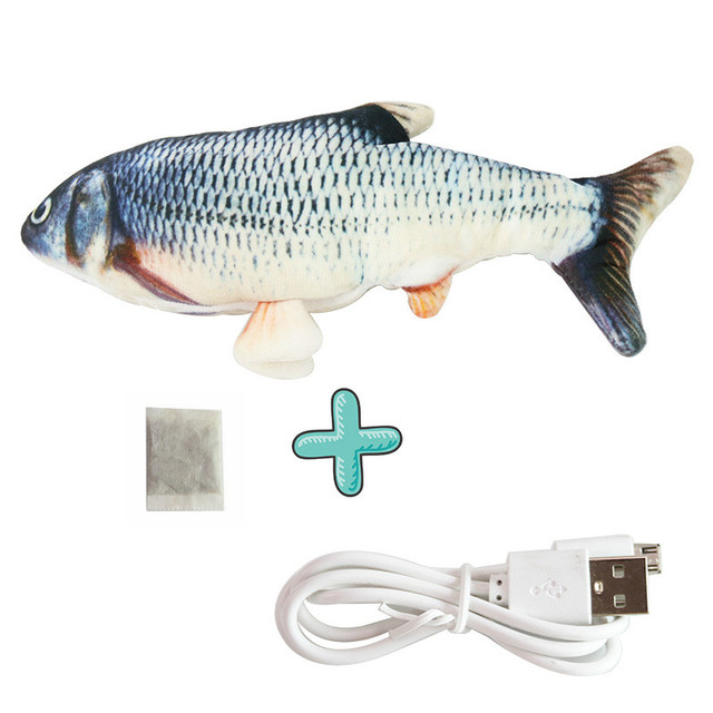 PetLove™ Sähköisesti sätkivä kala + catnip